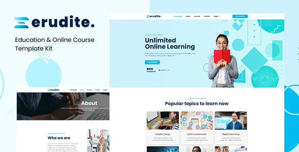 erudite education online course elementor template kit.jpg
