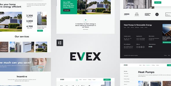 evex heat pumps renewable energy elementor template kit.jpg