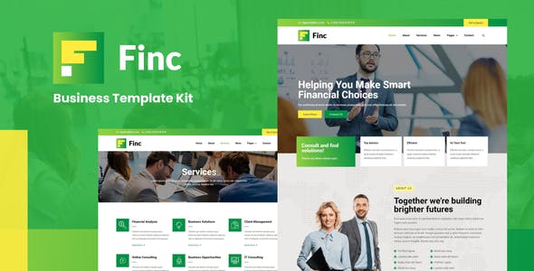 finc business financial elementor template kit.jpg