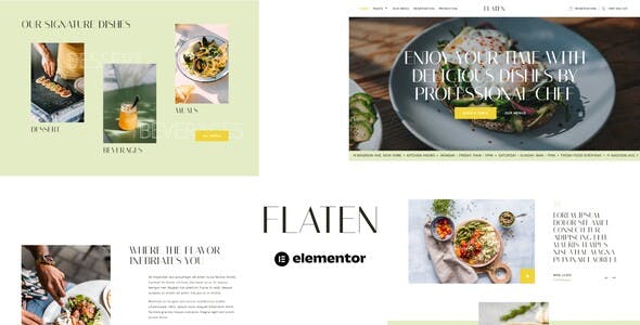 flaten restaurant catering services elementor template kit.jpg