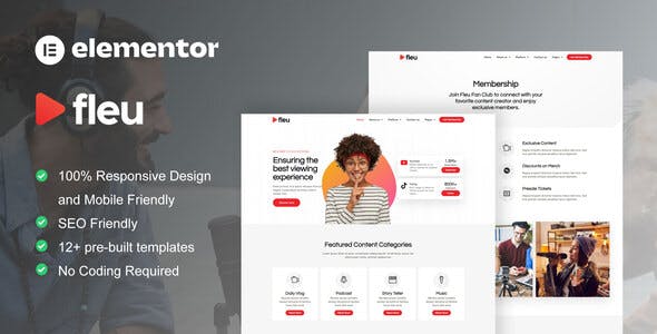 fleu creative content creators elementor template kit.jpg
