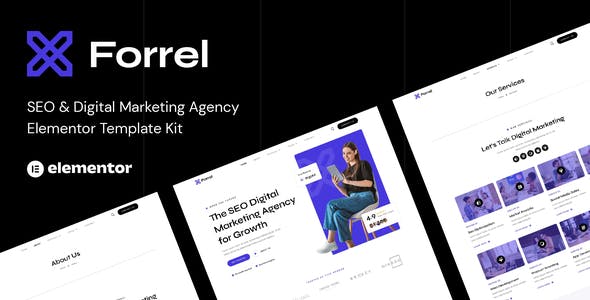 forrel seo digital marketing agency elementor template kit.jpg