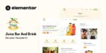 fruju juice bar drink brand elementor template kit.jpg