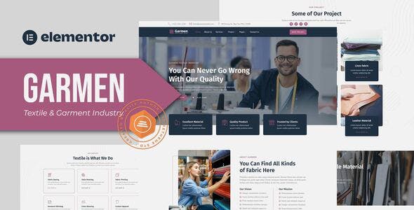 garmen textile garment industry elementor template kit.jpg