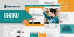 ghuru online course education elementor template kit.jpg