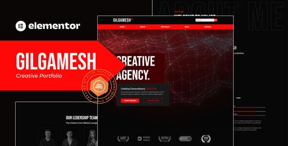 gilgamesh creative portfolio elementor template kit.jpg