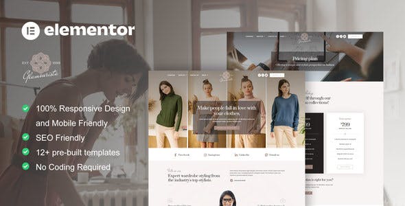 glamourista fashion designer elementor template kit.jpg