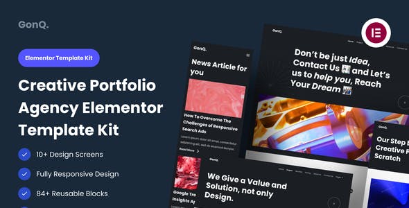 gonq creative portfolio agency elementor template kit.jpg