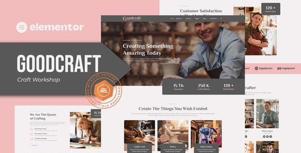 goodcraft craft workshop elementor template kit.jpg