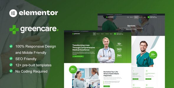 greencare medical services elementor pro template kit.jpg