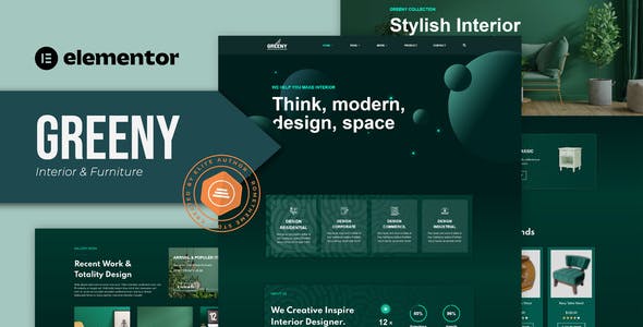 greeny interior elementor template kit.jpg