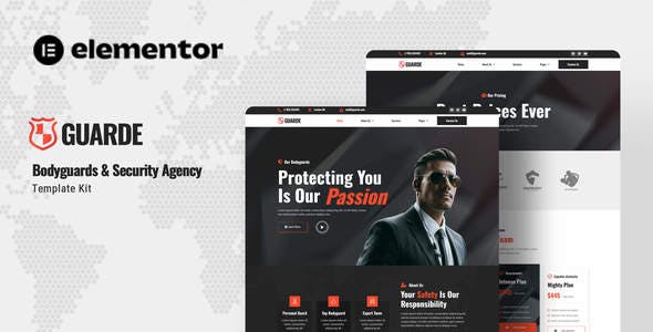 guarde bodyguards security agency elementor template kit.jpg