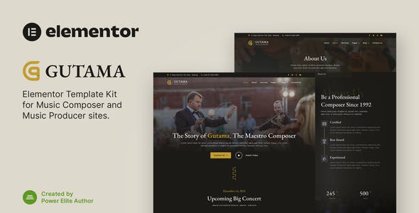 gutama – music composer producer elementor template kit.jpg