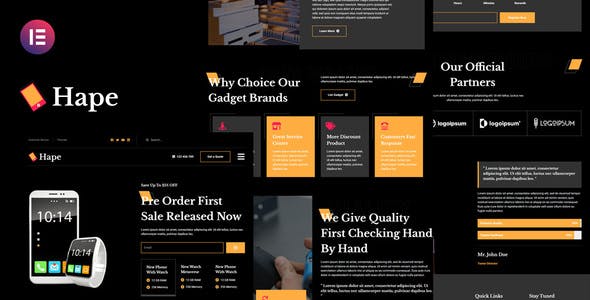 hape gadget showcase elementor template kit.jpg