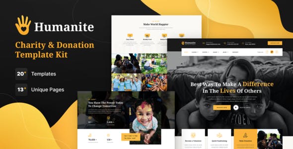 humanite – charity donation elementor template kit.jpg