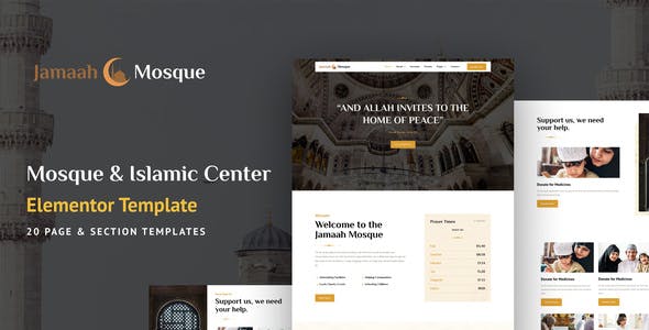jamaah mosque islamic center elementor template kit.jpg