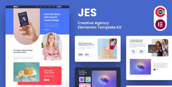 jes creative agency elementor pro template kit.jpg