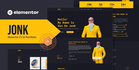 jonk resume cv portfolio elementor template kit.jpg