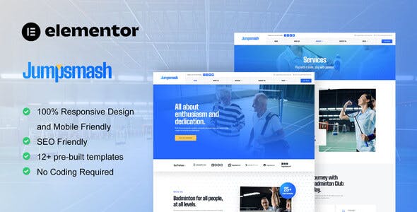 jumpsmash badminton club sport community elementor template kit.jpg