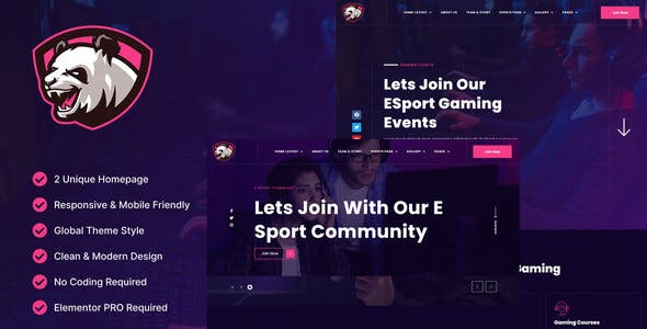 junio e sport gaming events streamer elementor template kit.jpg