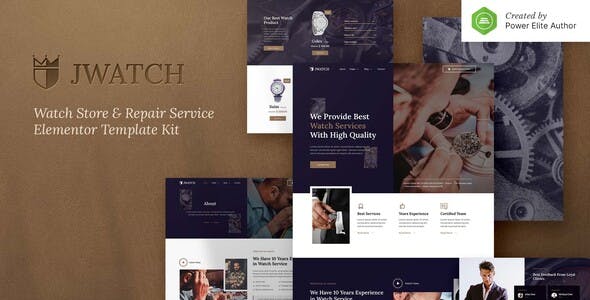 jwatch – watch store repair service elementor template kit.jpg