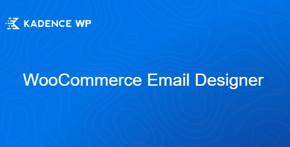 kadence woocommerce email designer