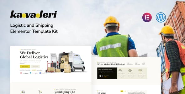 kavaleri logistic shipping elementor pro template kit.jpg