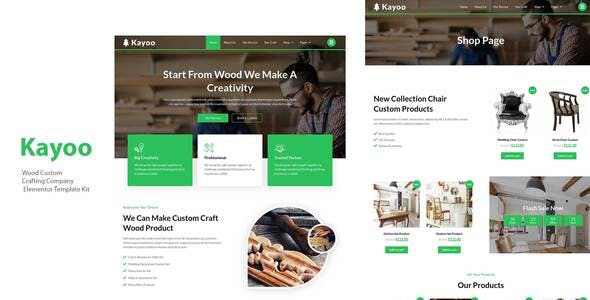 kayoo wood company woocommerce elementor template kit 3.jpg