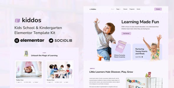 kiddos school kindergarten elementor template kit.jpg