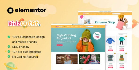 kidzoutfit woocommerce kids fashion shop elementor template kit.jpg