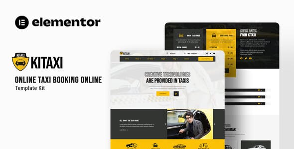 kitaxi online taxi booking elementor template kit.jpg