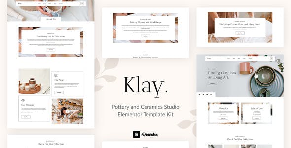 klay pottery and ceramics studio elementor template kit.jpg