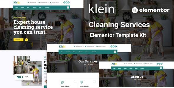 klein cleaning services elementor template kit.jpg