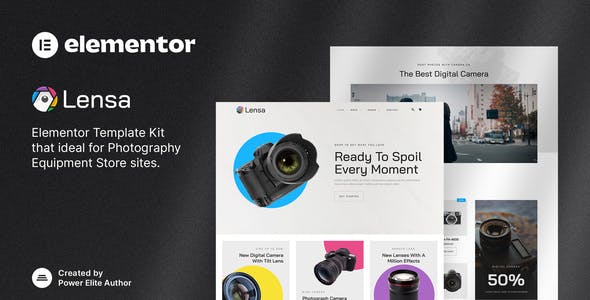 lensa – camera photography equipment store elementor template kit.jpg