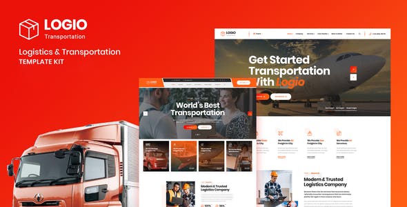 logio logistics transportation elementor template kit.jpg