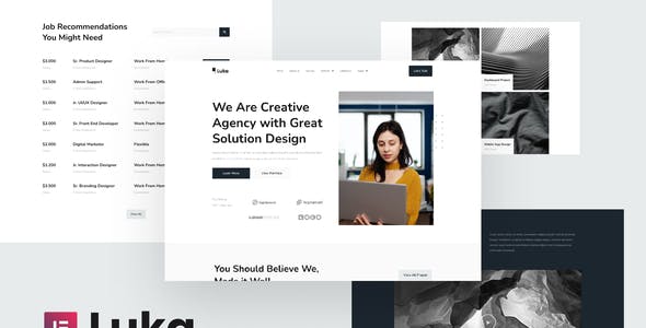 luka creative agency elementor template kit.jpg