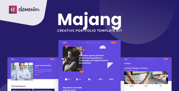 majang personal portfolio elementor template kit.jpg