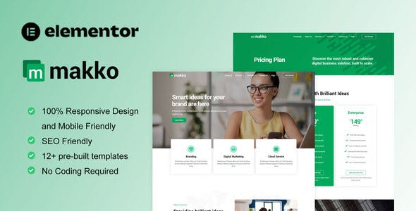 makko digital agency elementor pro full site template kit.jpg