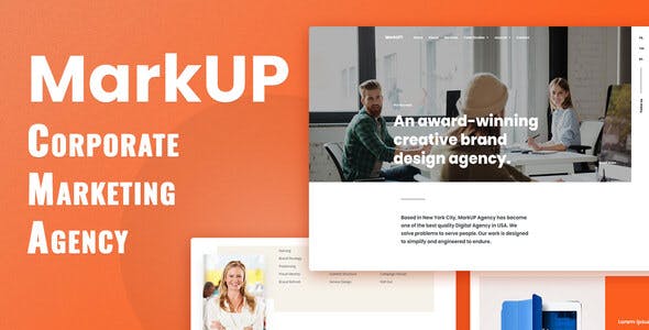 markup corporate marketing agency elementor template kit.jpg