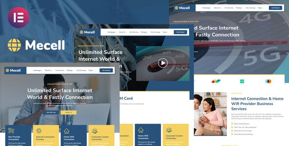 mecell internet connection home wifi business services elementor template kit.jpg