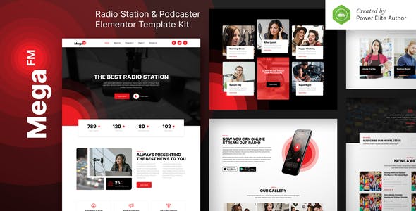megafm – radio station podcaster elementor template kit.jpg