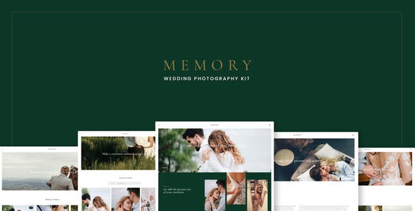 memory wedding photography elementor template kits.jpg