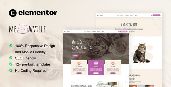 meowville animal shelter cat breeder elementor template kit.jpg