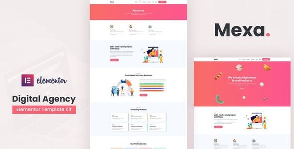 mexa digital agency elementor template kit.jpg