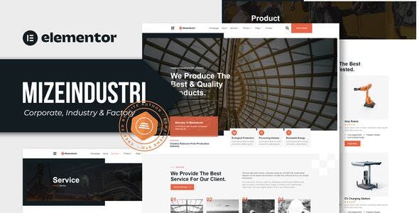mizeindustri corporate industry factory elementor template kit.jpg