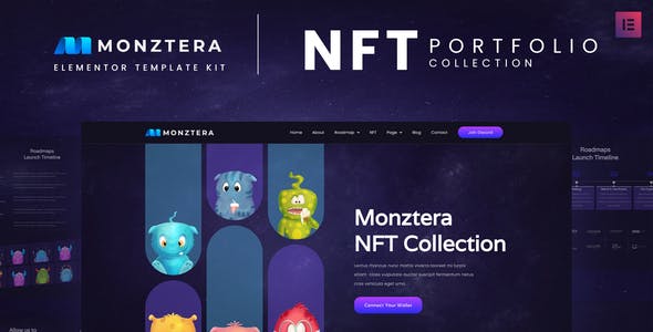monztera nft portfolio elementor template kit.jpg
