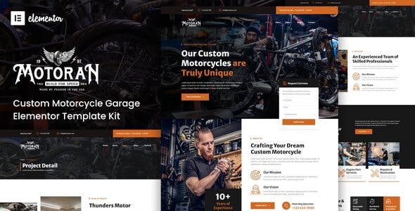 motoran custom motorcycle garage service elementor template kit.jpg