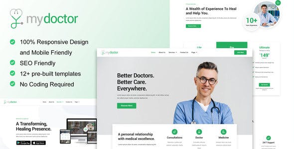 mydoctor doctor on demand elementor template kit.jpg