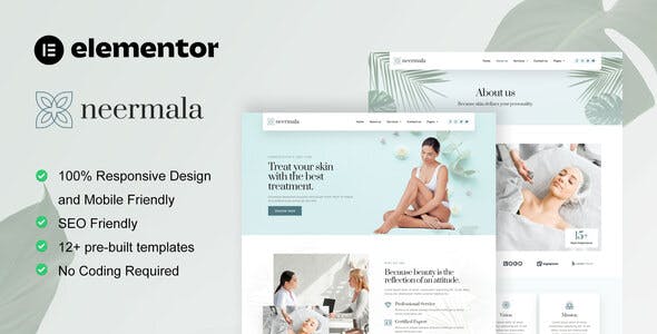 neermala beauty clinic dermatology elementor template kit.jpg