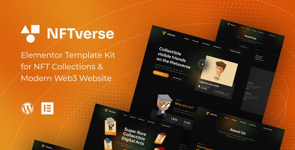 nftverse futuristic nft portfolio elementor template kit.jpg